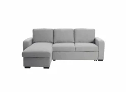 Hoeksalon Zenith 243x156cm - stof - grijs - 2 persoons met slaapfunctie- Zetelbedden|Hoeksalons