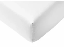 Hoeslakens|Hoeslaken Arya 140x200cm - katoen - wit