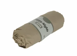 Hoeslaken Arya 140x200cm - katoen - mastiek- Hoeslakens