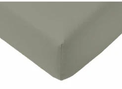 Hoeslaken Arya 90x200cm - katoen - olijf- Hoeslakens