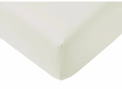 Hoeslakens|Hoeslaken Lauren 140x200cm - jersey katoen - gebroken wit