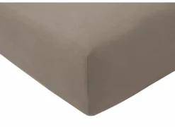 Hoeslakens|Hoeslaken Venturo 160x200cm - flanel - taupe