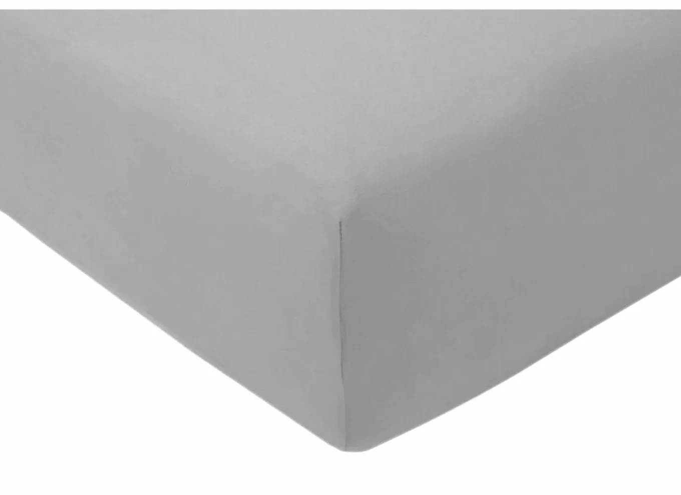 Hoeslakens|Hoeslaken Venturo 160x200cm - flanel - grijs