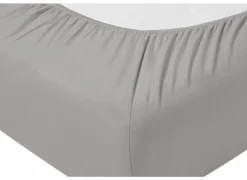 Hoeslakens|Hoeslaken Venturo 160x200cm - flanel - grijs