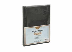 Hoeslakens|Hoeslaken Venturo 160x200cm - flanel - antraciet