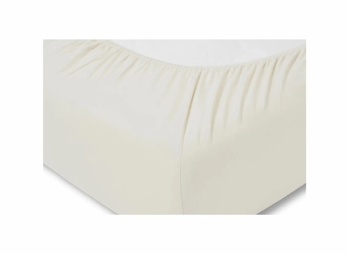 Hoeslakens|Hoeslaken 90/120X200/220 jersey katoen ecru