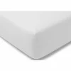 Hoeslaken 90/120x190/220cm jersey katoen wit- Hoeslakens