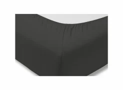 Hoeslaken 90/120x200/220cm jersey katoen antraciet- Hoeslakens