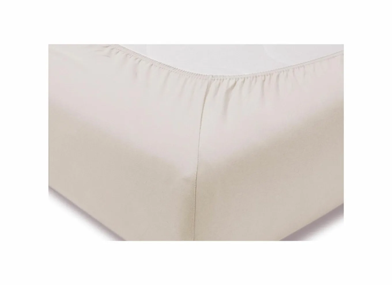 Hoeslakens|Hoeslaken 180/200x200/220cm jersey katoen greige