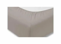 Hoeslakens|Hoeslaken 180/200x200/220cm jersey katoen taupe