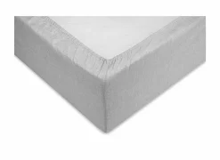 Hoeslakens|Hoeslaken 90x200cm katoen dove grey