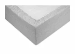 Hoeslaken 160x200cm katoen dove grey- Hoeslakens