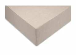 Hoeslakens|Hoeslaken 90x200cm katoen zandbeige