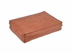 Hondenkussen Box Orthopedic 100x70cm - stof - roest- Kussens & Manden