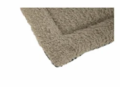 Hondenkussen Curl Plush L 88x55cm - polyester - beige- Kussens & Manden