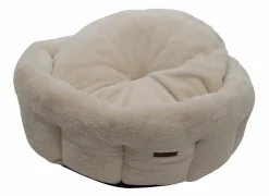 Kussens & Manden|Hondenmand Champs-elysées M 60x60x24cm - stof - beige