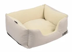 Hondenmand Storm Soft 90x70cm - stof - beige- Kussens & Manden