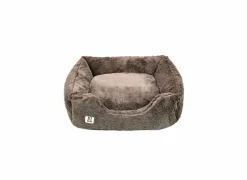 Kussens & Manden|Hondenmand Supersoft L 90x70cm - stof - donkerbruin