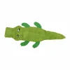 Huisdierspeelgoed|Hondenspeelgoed Flat Plush Toy Krokodil