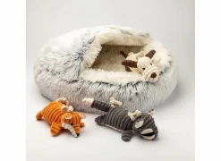 Hondenspeelgoed Fox 20cm - stof - orange ochre- Huisdierspeelgoed