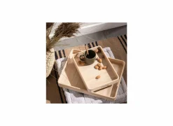 Houten dienblad set van 2- Dienbladen