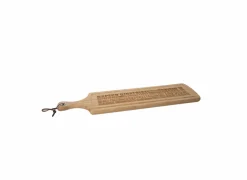 Houten snijplank Words 59,5x15,5cm - FSC - naturel- Snijplanken