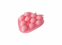 Ijsblokjesvorm Fragola 19cm - silicone - roze- Ijsblokjesvormen