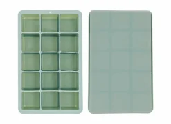 Cosy & Trendy Overige|Ijsblokjesvormen|Ijsblokjesvorm 18,3x11,3cm - silicone - groen
