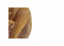 Kaars & Houder|Kaars Roses Sculptures S Ø8,50x6,50cm - rustiek - cognac