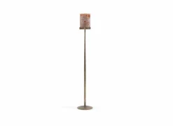 Kaars & Houder|Kaarsenhouder H80cm - metaal - goud