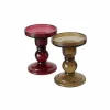 Kaars & Houder|Kaarsenhouder Lune H11cm rood groen