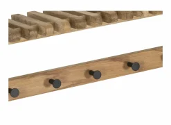 Kapstok Samia 80cm - massief eik - naturel- Wandkapstokken|Wandkapstokken