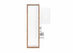 Bijzetkasten|Bijzetkasten|Kast Denver 120x40x139cm - decor - wit & artisanale eik