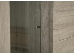 Bijzetkasten|Bijzetkasten|Kast Etna 66x183x50cm - decor - millenium eik & lichtgrijs