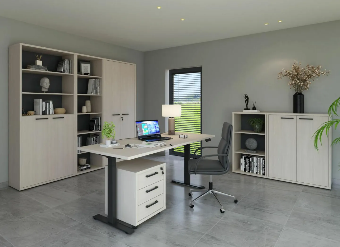 Kast Flexo-1 60x40x112cm - decor - bolivar wood- Bijzetkasten|Bijzetkasten