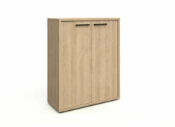 Kast Flexo-2 90x40x112cm - decor - zand eik- Bijzetkasten|Bijzetkasten