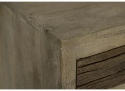 Kast Harem 90x40x112cm - mango massief - bruin & multicolor- Bijzetkasten|Commode