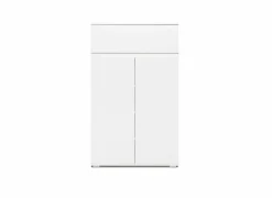 Kast Image 3 80x40x131cm - melamine - wit- Bijzetkasten|Commode