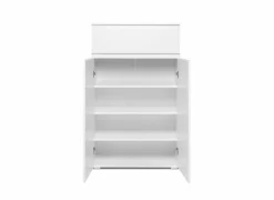 Kast Image 3 80x40x131cm - melamine - wit- Bijzetkasten|Commode