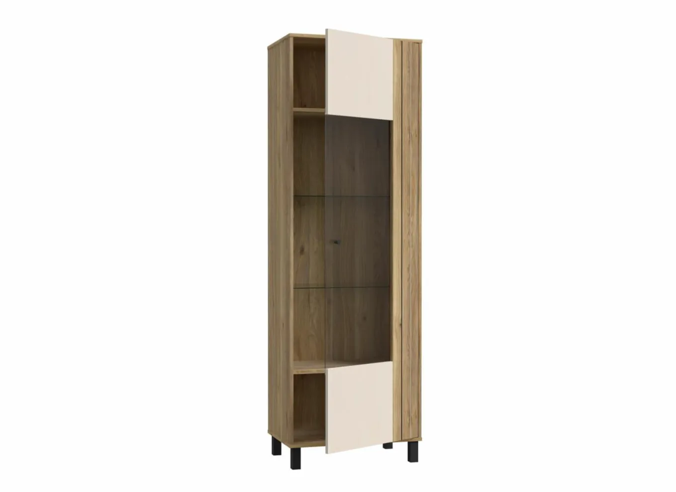 Bijzetkasten|Bijzetkasten|Kast Killarney 64x42x196cm - decor - mauvella oak & sand