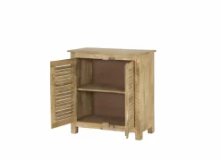 Kast Rosas 90x40x90cm - mango massief - naturel- Bijzetkasten|Commode