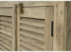 Kast Rosas 90x40x90cm - mango massief - naturel- Bijzetkasten|Commode