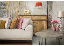 Bijzetkasten|Commode|Kast Sacco  120x40x90cm - mango massief - naturel