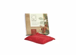 Kersenpitkussentje  27x27cm rood- Energie Besparen|Warmwaterkruiken En Kersenpitkussens