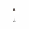 Kerstboom op voet H115cm - hout massief & metaal - grijs/zwart- Kerstdecoratie|Decoratieve Accessoires