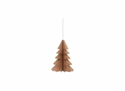 Kerstdecoratie|Decoratieve Accessoires|Kerstboom papier H15cm beige