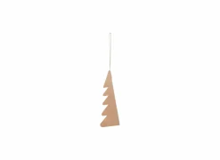 Kerstdecoratie|Decoratieve Accessoires|Kerstboom papier H15cm beige