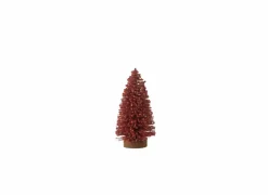 J line Kerstdecoratie|Decoratieve Accessoires|Kerstdecoratie Kerstboom met bessen H14cm - kunststof - rood