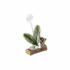 Kerstdecoratie Naamkaarthouder H15cm groen/bruin- Kerstdecoratie|Decoratieve Accessoires
