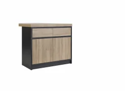 Keukeneiland Ilotfon 170x100cm - melamine - french oak & nox- Keukentafels